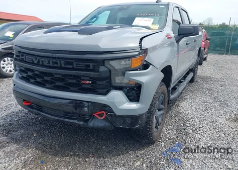 2024 Chevrolet Silverado 1500 4Wd Short Bed Custom Trail Boss из США, поврежденный, VIN 3GCPDCEK4RG437300
